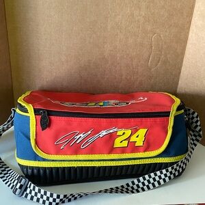 Nascar Red and Blue Toiletry Bag with Racing Design
